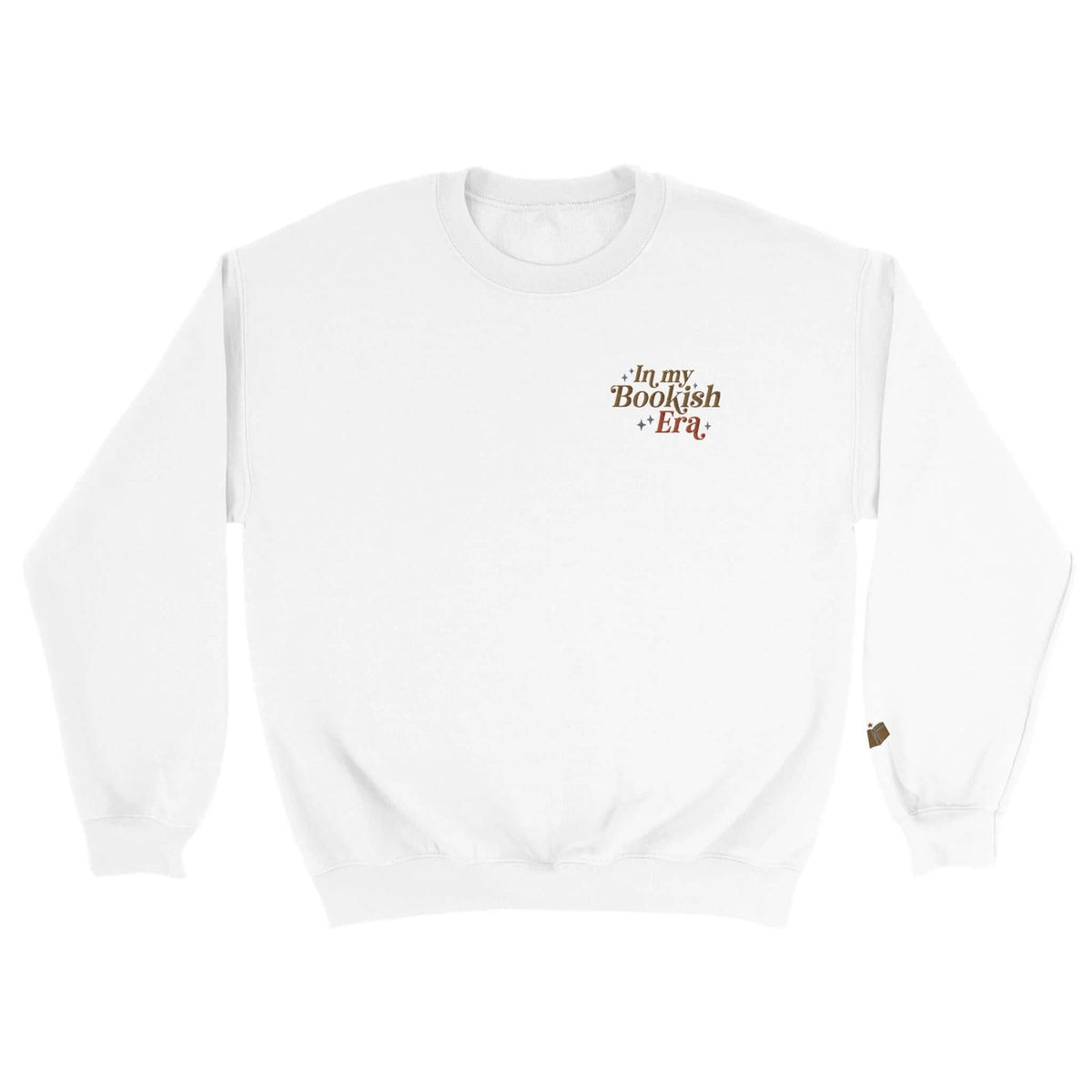 Bookish Queen Sweatshirt White / S In my Bookish Era Embroidered Sweater