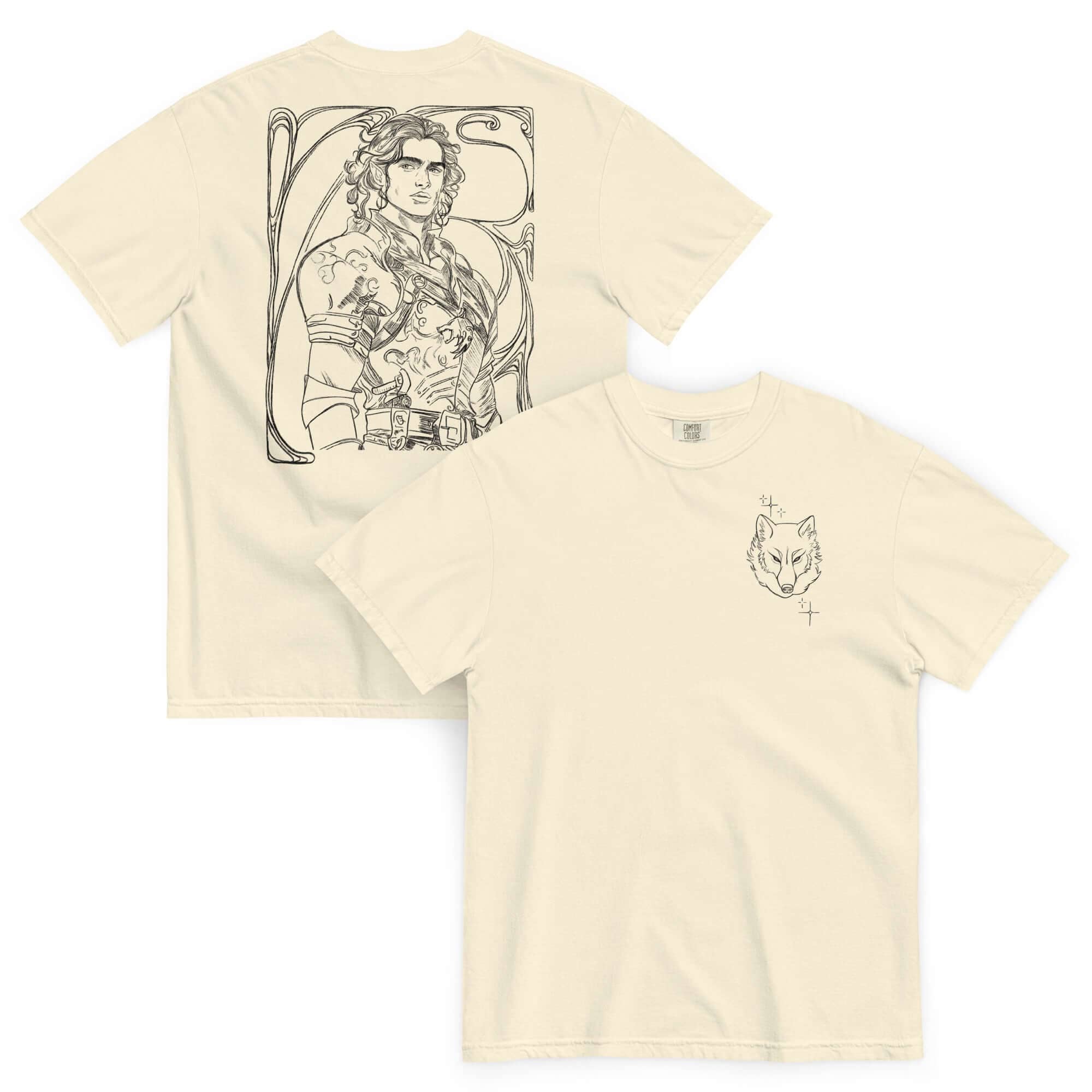 Bookish Queen T-Shirt Beige / S Kingfisher T-Shirt – Quicksilver Exclusive Artist Collab @bubblebabyro
