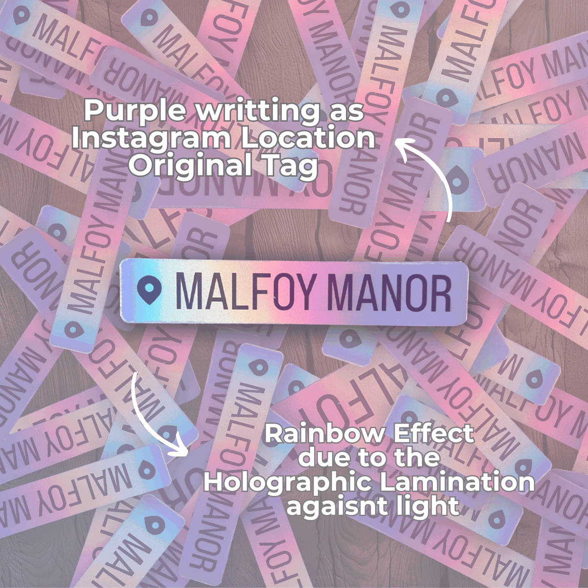 My Store Dramione Stickers Malfoy Manor Location Tag Sticker Dramione