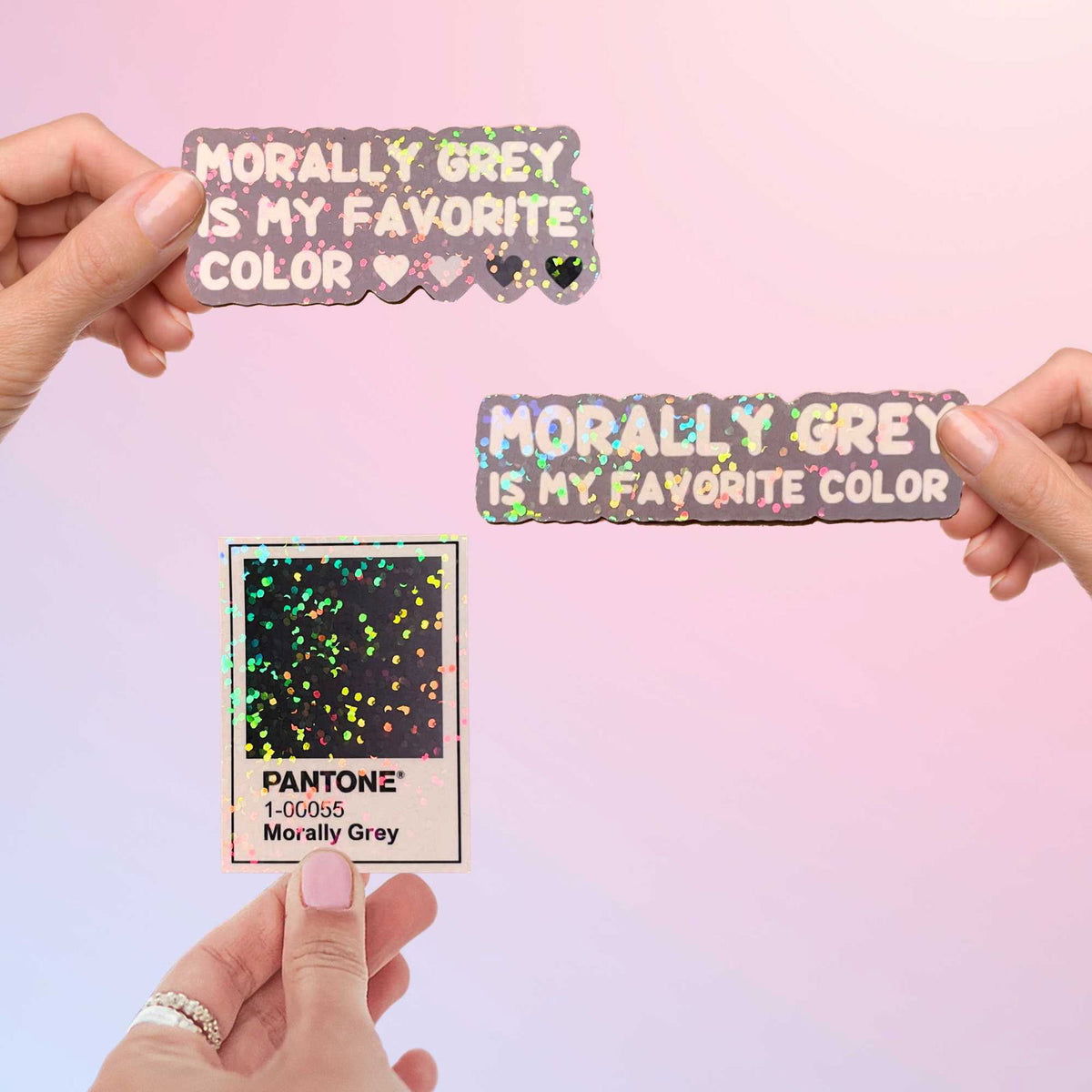 My Store Bookish Essentials Morally Grey Is My Favorite Color Stickers