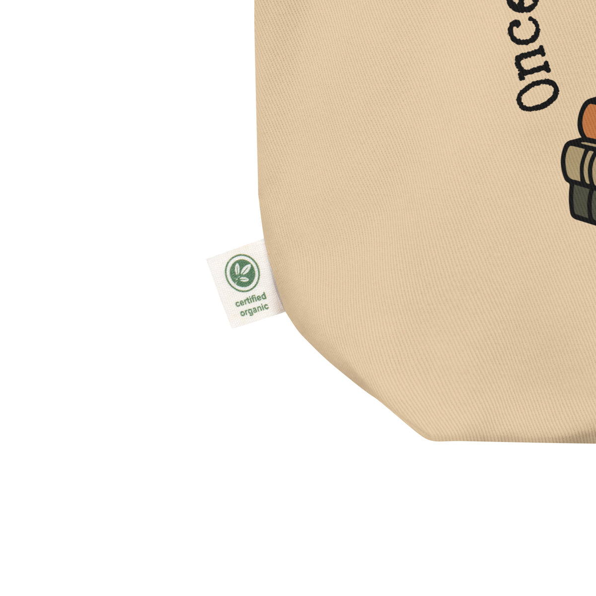Bookish Queen Tote Bags Once Upon a Midnight Poe Tote Bag - Organic Cotton Tote