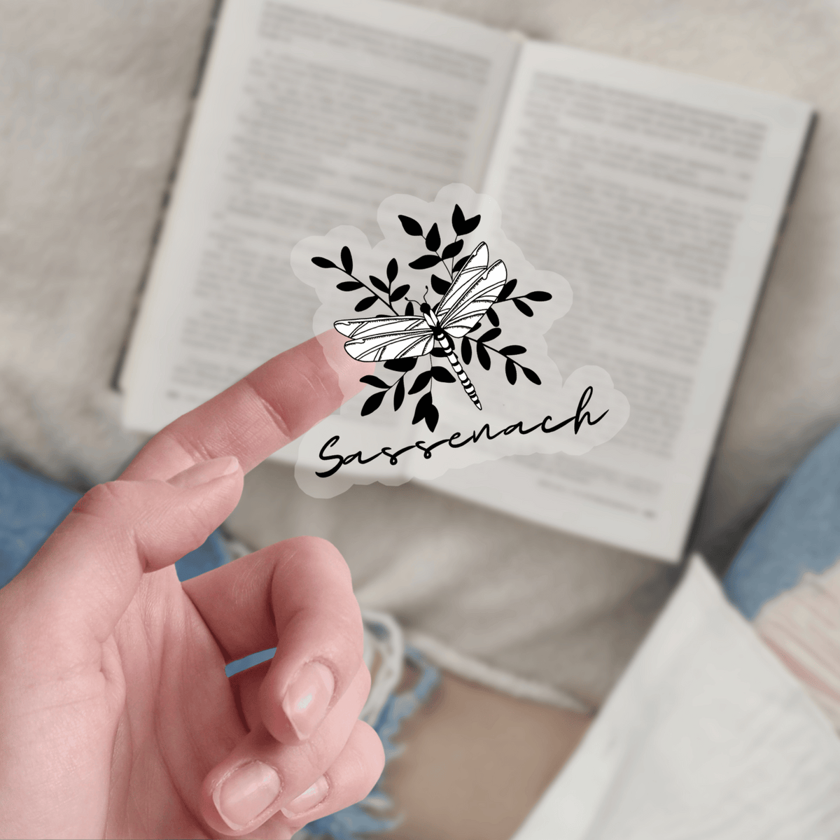 My Store Outlander Stickers Outlander Sticker Sassenach Dragonfly