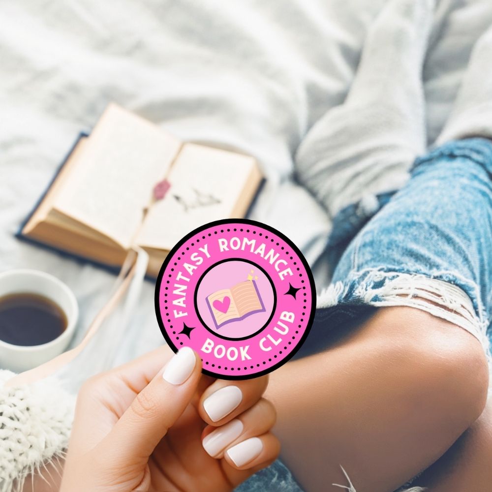 Bookish Queen Bookish Essentials Fantasy Romance / Sparkly Romance Book Club Badge Stickers