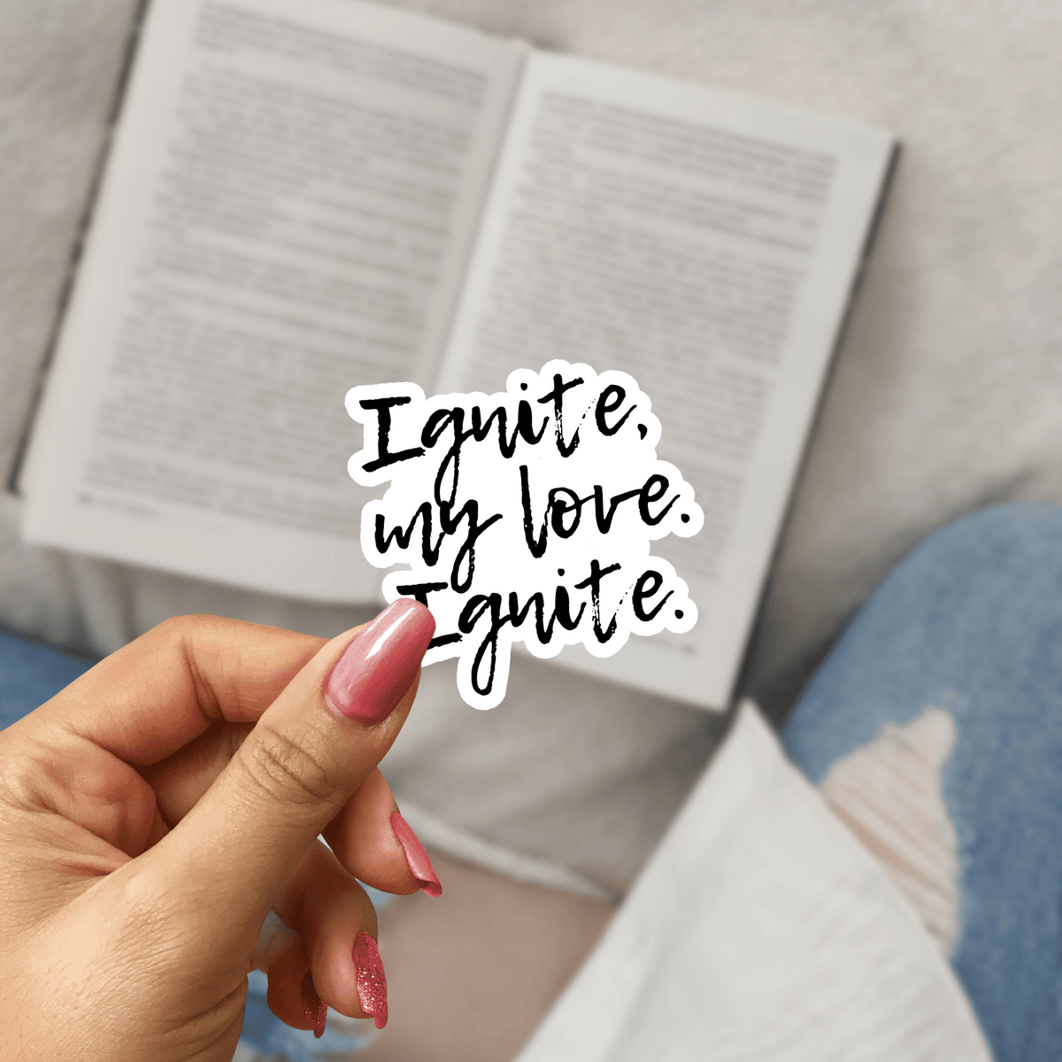 My Store Shatter Me Stickers Shatter Me Sticker Warner and Juliette - Ignite, my love