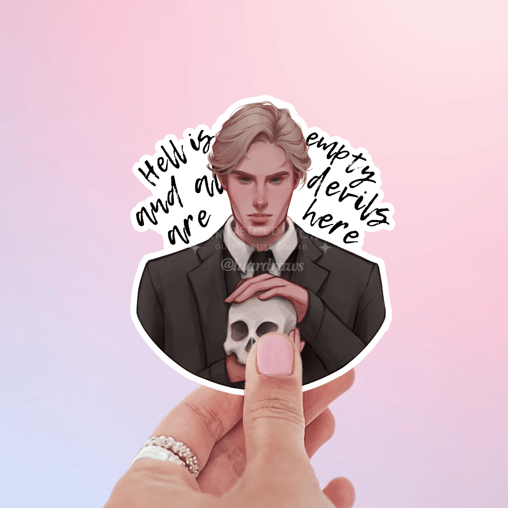 Bookish Queen Shatter Me Stickers Warner Shatter Me Stickers - Exclusive Collab @Luardraws