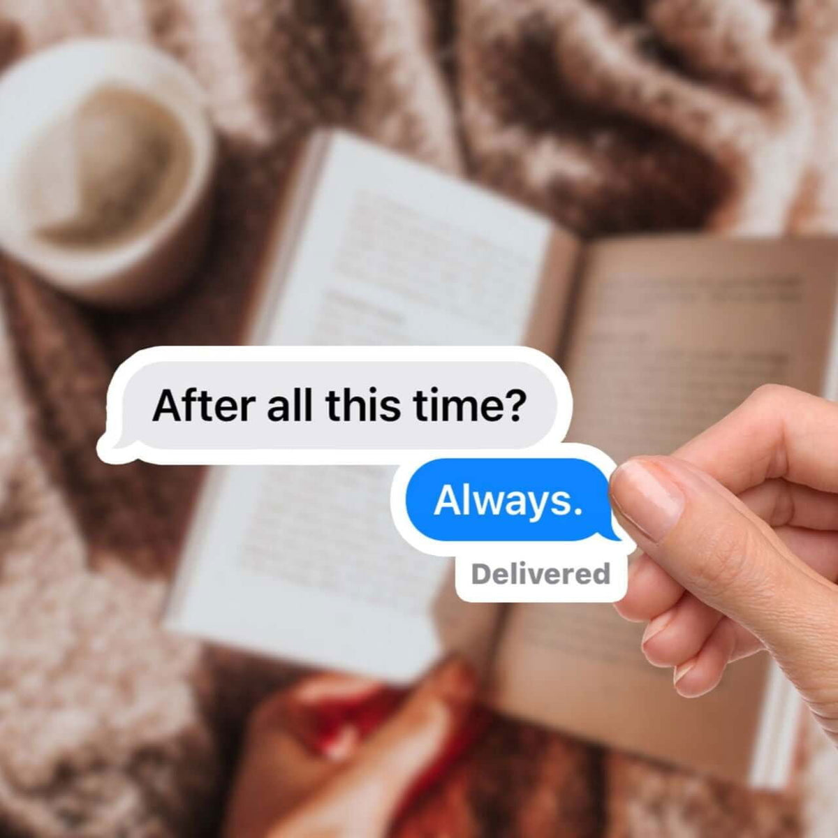 Bookish Queen Wizarding World Stickers Snape Sticker - After All this Time Chat Bubble
