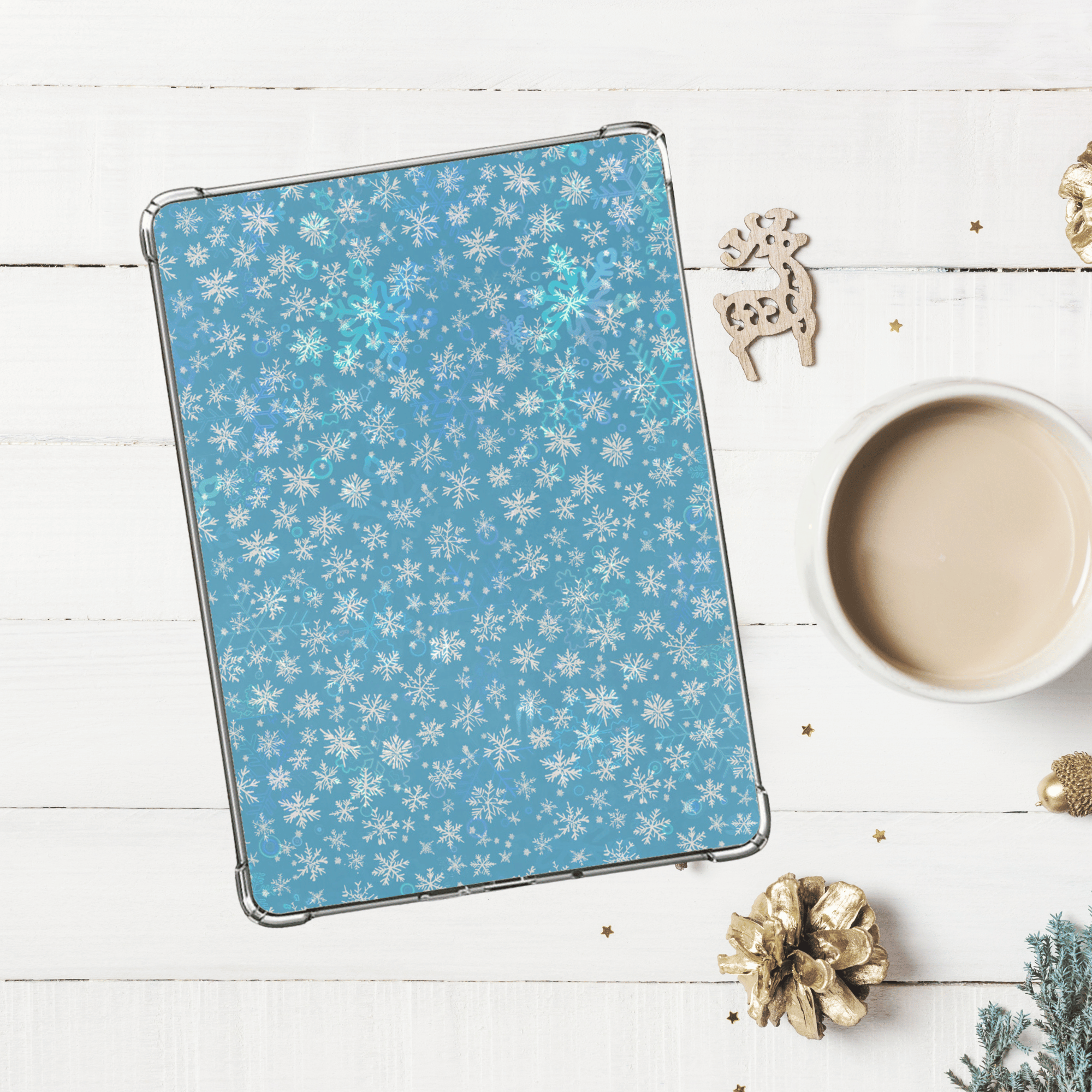 Snowflakes Kindle Case Inserts - Holographic