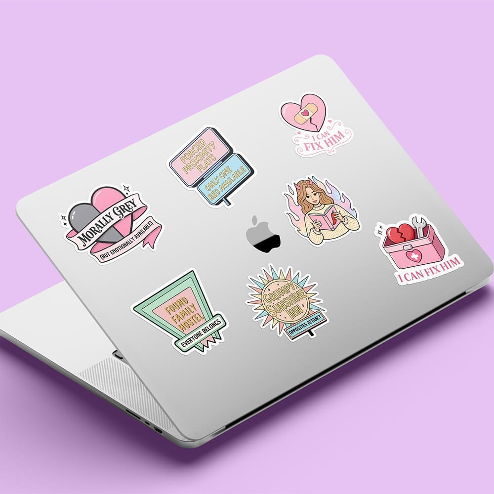 Bookish Queen Sticker Spicy Book Reader Sticker