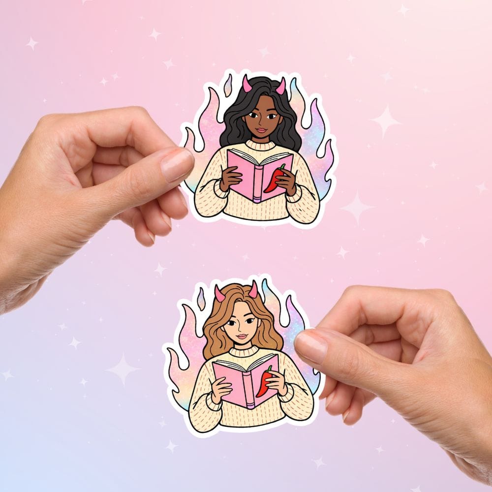 Bookish Queen Sticker Spicy Book Reader Sticker