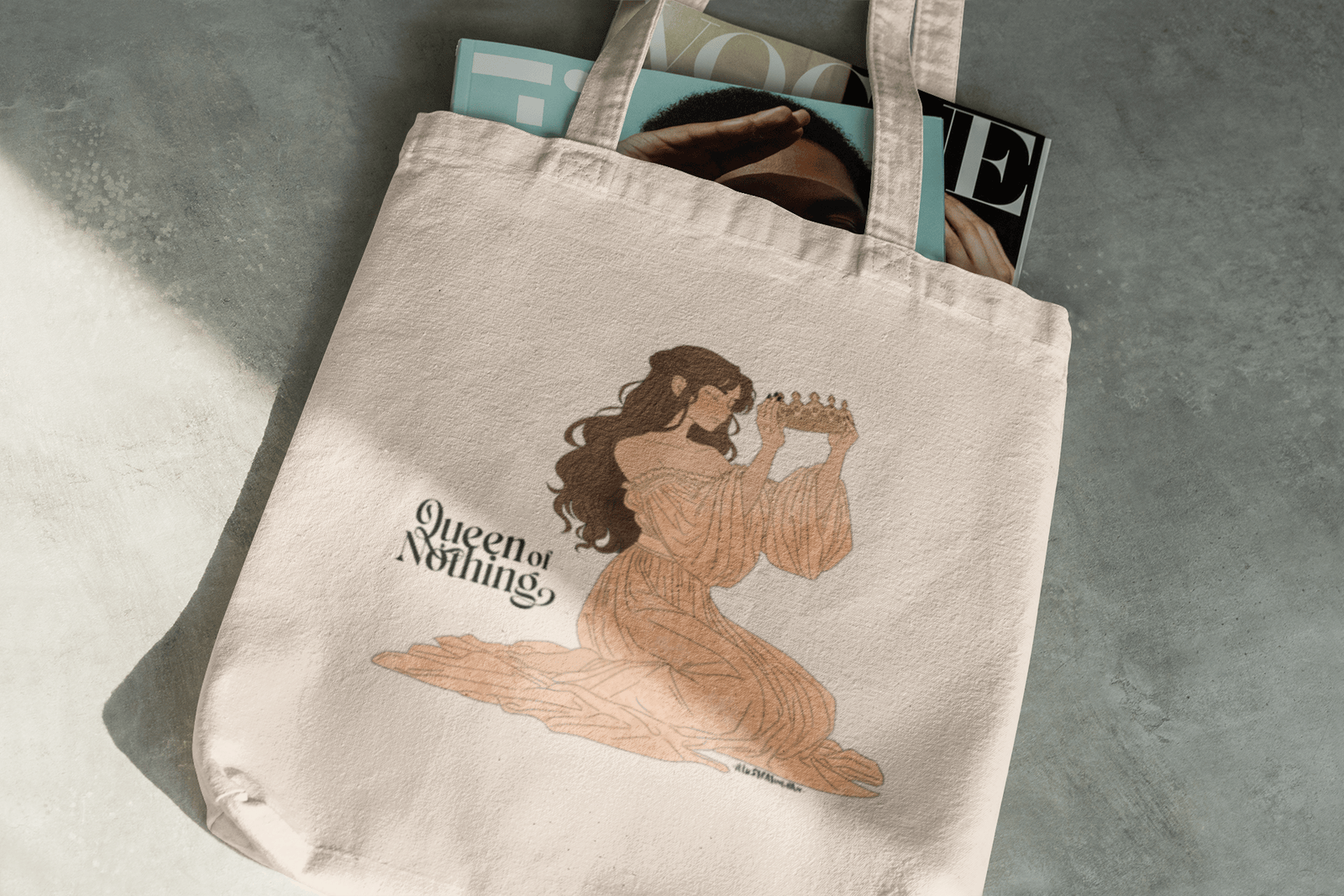 Bookish Queen Tote Bags The Cruel Prince Tote - Exclusive Hannah Collab