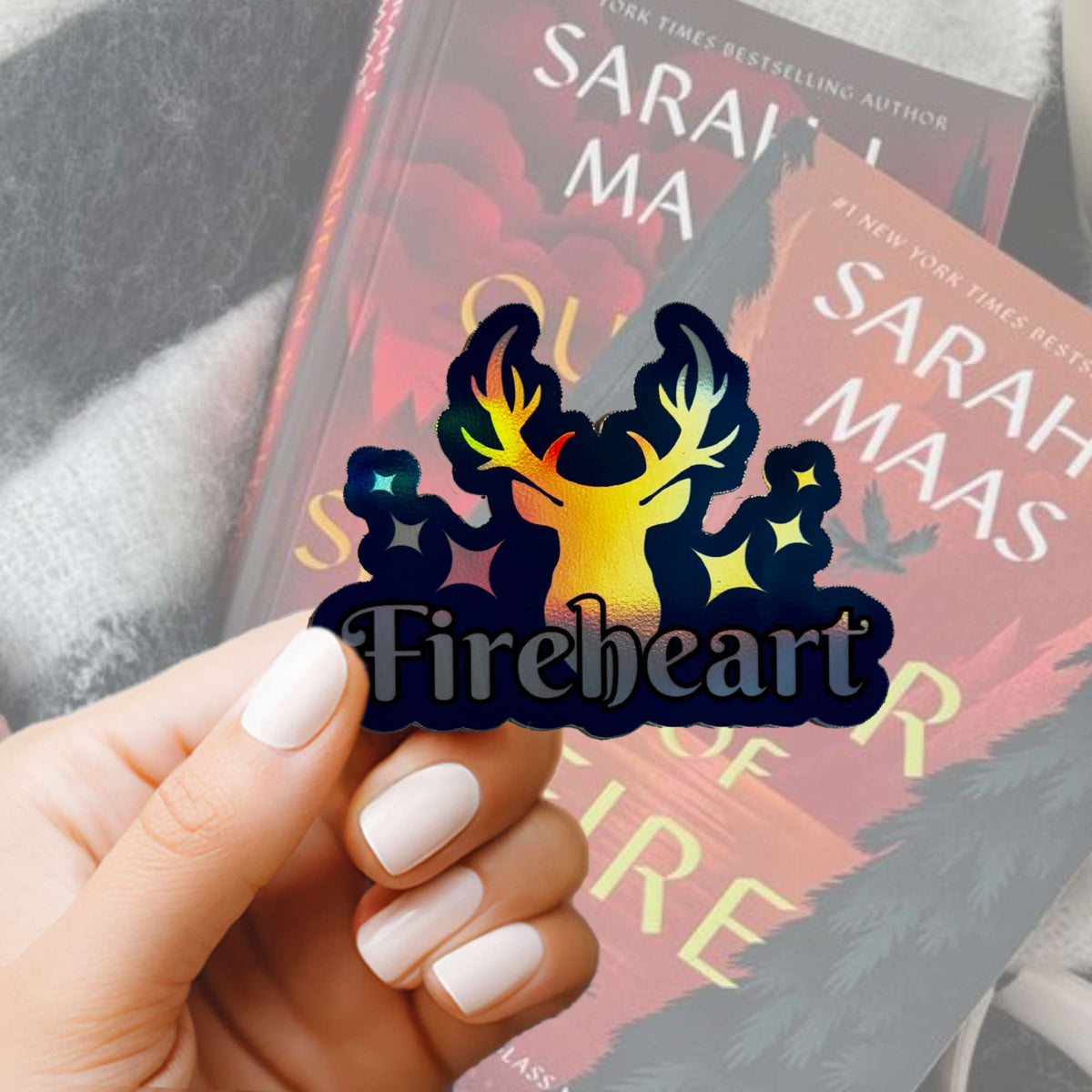 Bookish Queen Throne of Glass Stickers Throne of Glass Sticker Fireheart Lord of the North