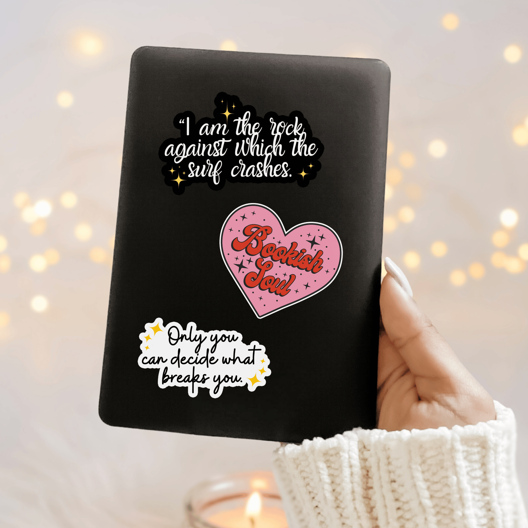 Booktok Romance Inspired Book Decal for E-Reader Case