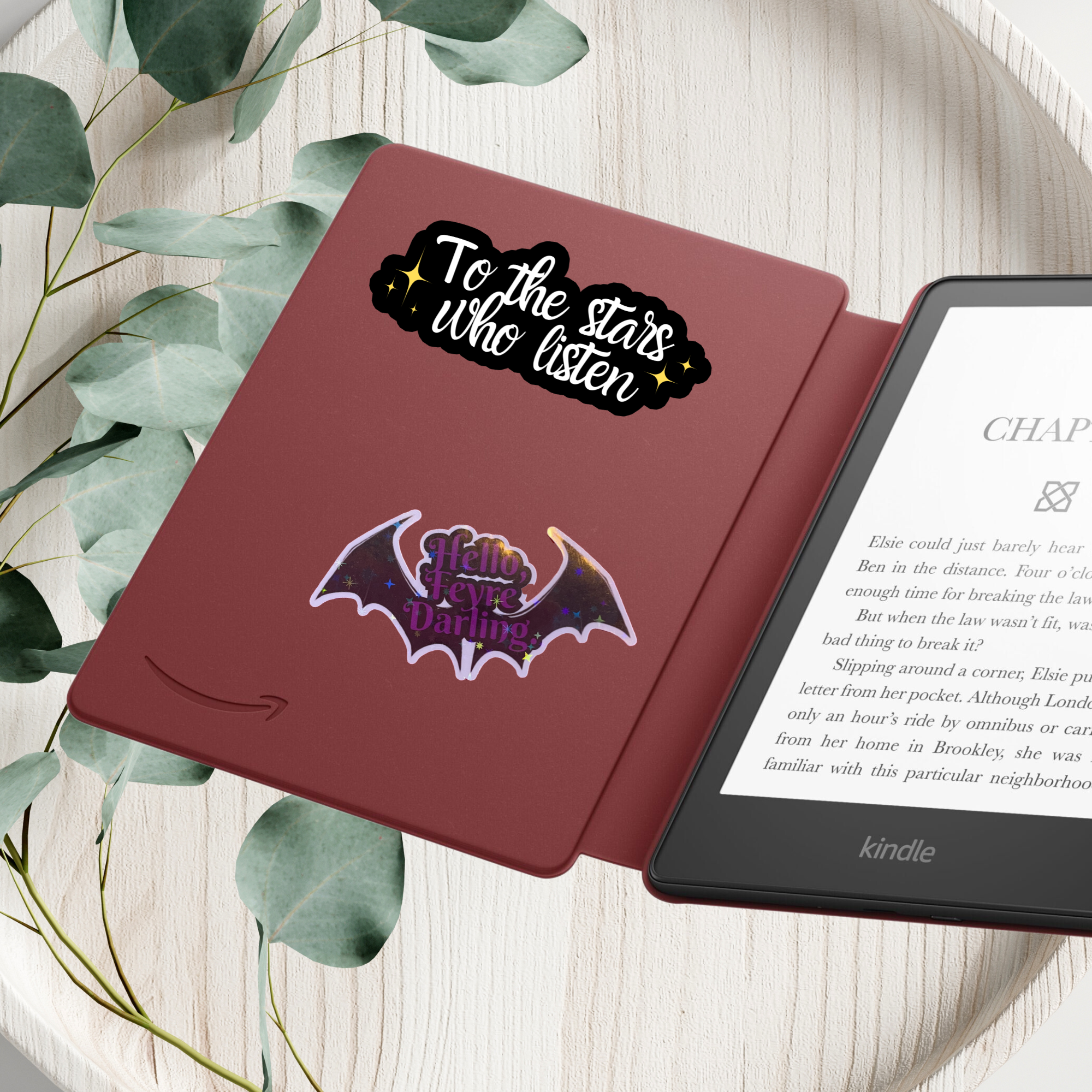 Book Lover Gift Wingspam Bat Boy Ereader Acessories