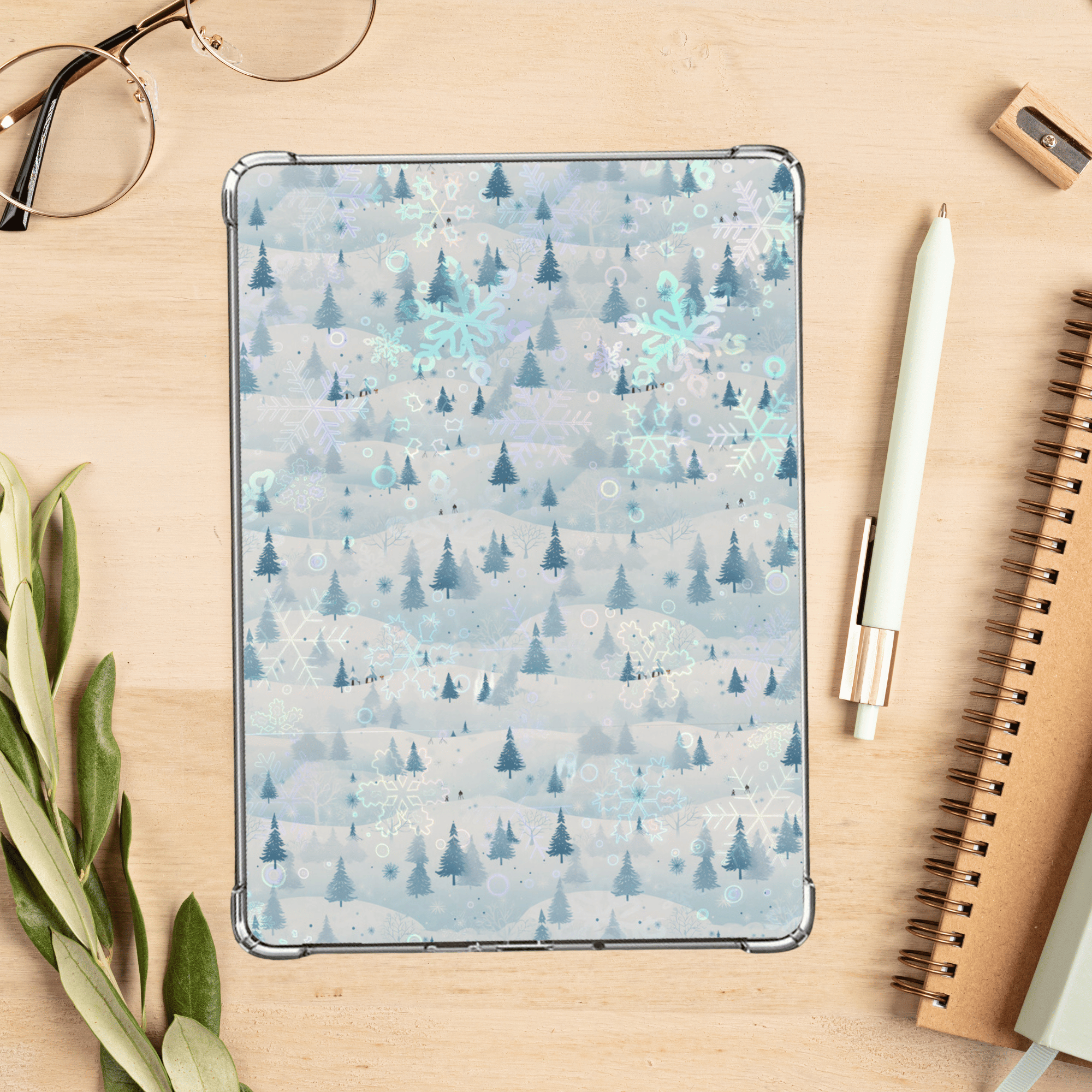 winter themed kindle insert