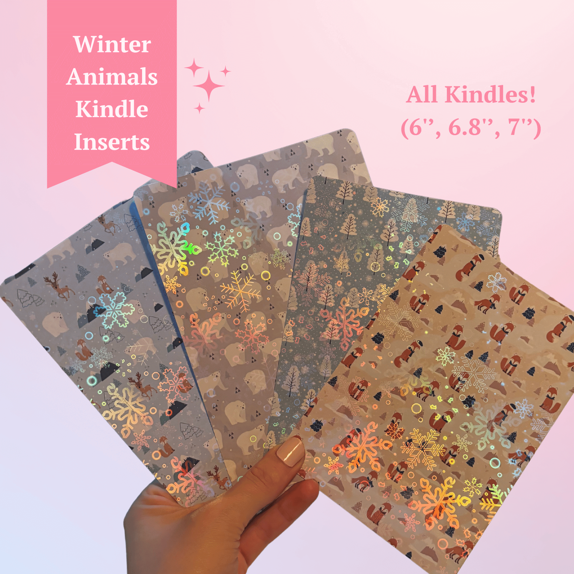 winter wonderland kindle inserts